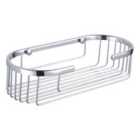 Showerdrape Clasico Stainless Steel Oval Basket