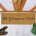It's Prosecco Time Patio Doormat
