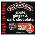 Eat Natural Apple Ginger & Dark Chocolate Bars 3 x 40g