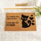 It's Really The Cats House I Just Pay The Mortgage Doormat