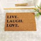 Live Laugh Love Doormat