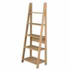 LPD Furniture Tiva Ladder Bookcase Oak