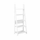 LPD Furniture Tiva Ladder Bookcase White