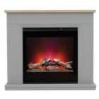 Be Modern 2kW Rossington 46" Electric Fireplace Suite - Dark Grey