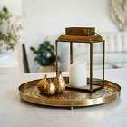 Solis Embossed Tray Gold W40CM