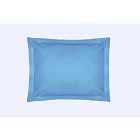 Easy Care Minimum Iron Oxford Pillowcase Sky Blue