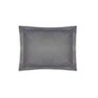 Easy Care Minimum Iron Oxford Pillowcase Grey