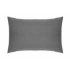 Easy Care Minimum Iron Pillowcase Grey