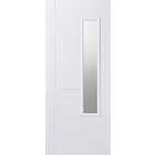 LPD GRP Newbury White Glazed 1L External Composite Door
