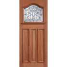 LPD Hardwood Estate Crown Glazed 1L External Door