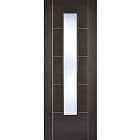LPD Dark Grey Laminated Vancouver Glazed Internal Door