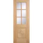 LPD Oak Barcelona Glazed 6L Internal Door