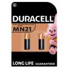 Duracell Alkaline MN21 Batteries 12V (A23 / 23A / V23GA) 2 per pack