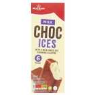 Morrisons 6 Milk Choc Ices Ice Cream 420ml