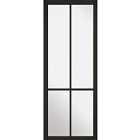 LPD Black Liberty Glazed 4L Internal Door
