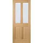 LPD Oak Richmond Glazed 2L Pre-Finished Internal Door