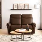 Monte Faux Suede Reclining 2 Seater Sofa
