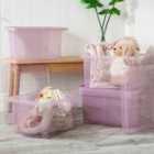 Wham Set 5 Crystal 28 Litre Box & Lid - Pink