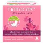 Natracare Organic Cotton Ultra Extra Normal Pads with Wings 12 per pack
