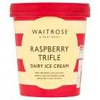 Waitrose Raspberry Trifle Dairy Ice Cream, 500ml