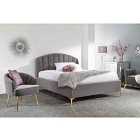 Pettine Double End Lift Ottoman Bed Grey