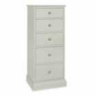 Rigby Cotton 5 Drawer Tall Chest