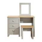 Lancaster Dressing Table And Stool Set Grey