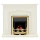 Be Modern 2kW Bramwell 45" Eletric Fireplace Suite - Soft White