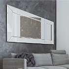 MirrorOutlet Horsley All Glass Modern Full Length Mirror 174 X 84 Cm