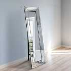 MirrorOutlet New Triple Bevel Large Modern Venetian Cheval Free Standing Mirror 5Ft X 1Ft3 (150 X 40Cm)
