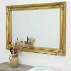 MirrorOutlet Buxton Gold Wall Mirror 110 X 79 Cm