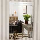 MirrorOutlet Luxford All Glass Bevelled Large Dress Mirror 120 X 80 Cm