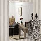MirrorOutlet Langley All Glass Modern Bevelled Large Dress Mirror 120 X 80 Cm