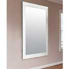 MirrorOutlet New Modern Bright White Layered Wall Mirror 5Ft6 X 3Ft6 1672Mm X 1060Mm