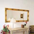 MirrorOutlet Davenport Gold Ornate Flourish Full Length Mirror 168 X 78 Cm