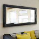 MirrorOutlet Buxton Black Full Length Mirror 170 X 79 Cm