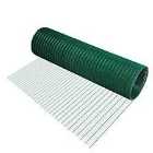 Pawhut Pvc Coated Welded Wire Mesh Chicken Poultry For Rabbits & Chickens - Dark Green
