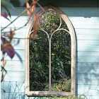 MirrorOutlet Somerley Chapel Arch Garden Mirror 112 X 61 Cm