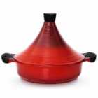 Morrocan Tagine Cooking Pot With Aluminium Lid - 28Cm - Red