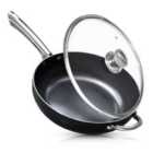 Intignis Saute Pan With Oven Proof Lid 28cm - Black