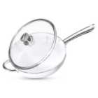 Intignis Saute Pan With Oven Proof Lid 28Cm - White