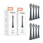 Ordo Charcoal Grey Sonic+ Electric Toothbrush Heads - Pack of 8