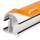 Snapa Lean-to Bar 10, 16, 25, 32, & 35mm.Inc.Endcp White