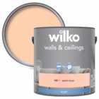 Wilko Walls & Ceilings Peach Blush Matt Emulsion Paint 2.5L