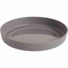 Clever Pots Grey Plastic 19/20cm Round Plant Pot Tray