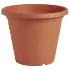 Clever Pots Terracotta Plastic Round Plant Pot 30cm