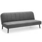 Miro 2 Seater Curved Back Sofabed Grey
