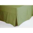 Fitted Sheet Valance King Olive