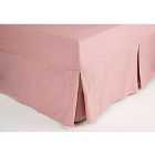 Fitted Sheet Valance King Blush