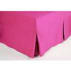 Fitted Sheet Valance Double Fuchsia